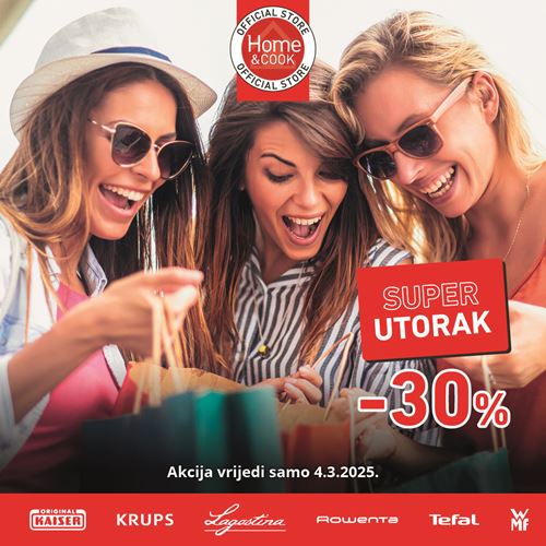 30% na cjelokupan Tefal i Rowenta asortiman